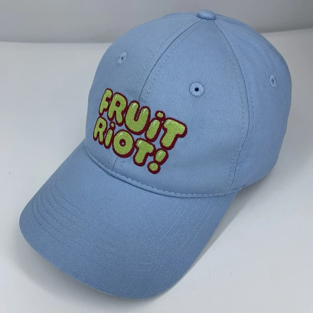Fruit Riot Hat Not For Wimps Sour Candy OSFM Strapback Embroidered Baseball Cap